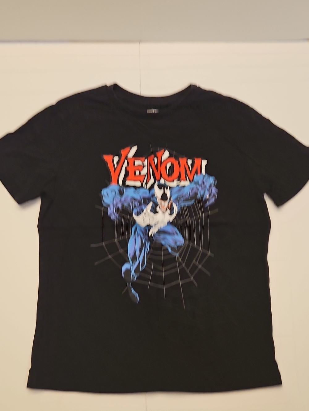 Marvel Venom Graphic Black Tee Medium Kids Short Sleeve GUC